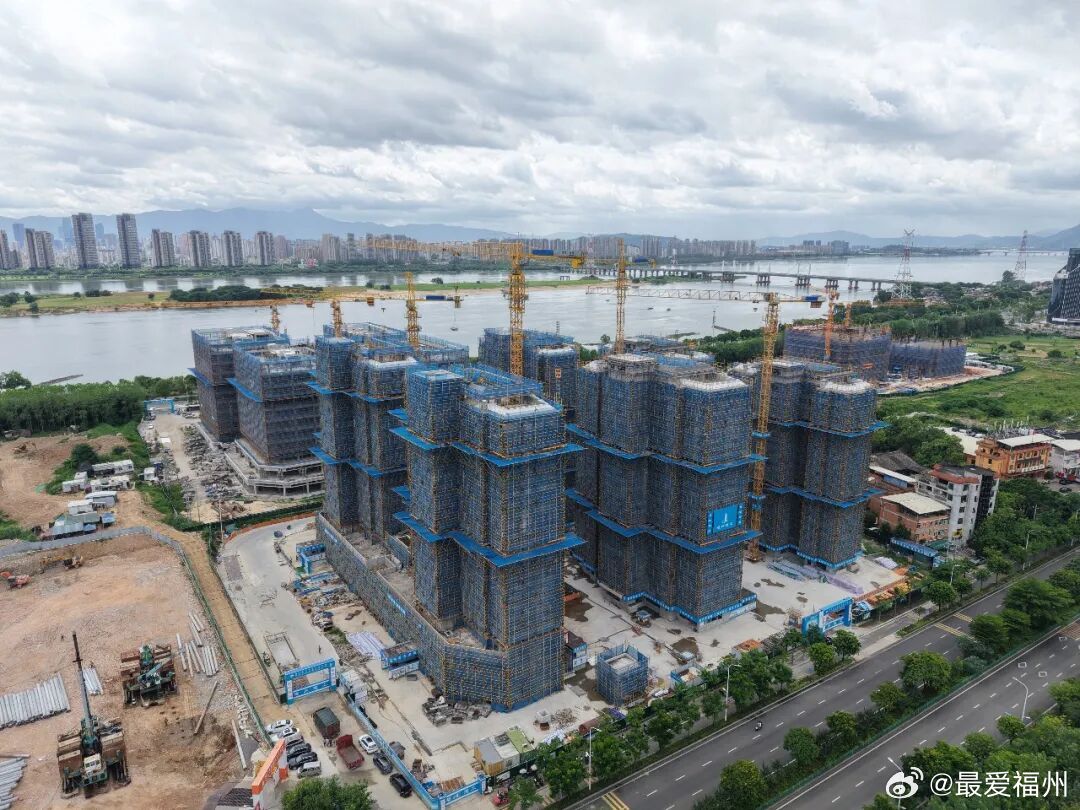 上街新洲安置房项目已顺利完成6栋高层住宅的砌体施工及部分外墙粉刷作业 