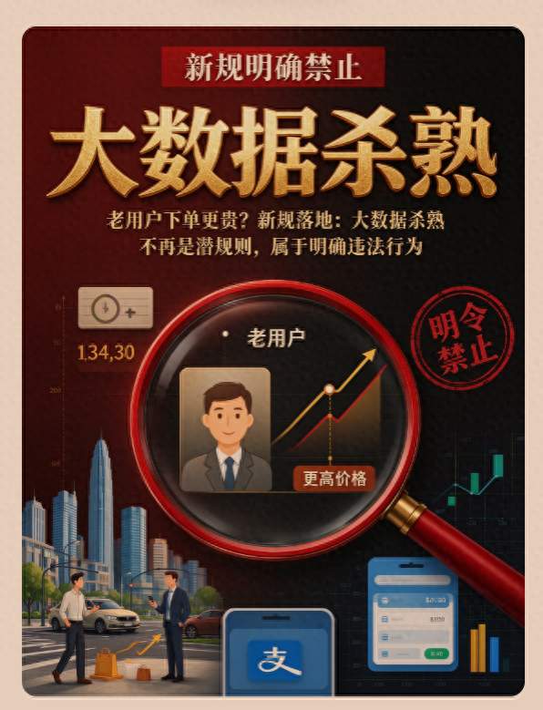 新规落地：大数据杀熟不再是潜规则，属于明确违法行为