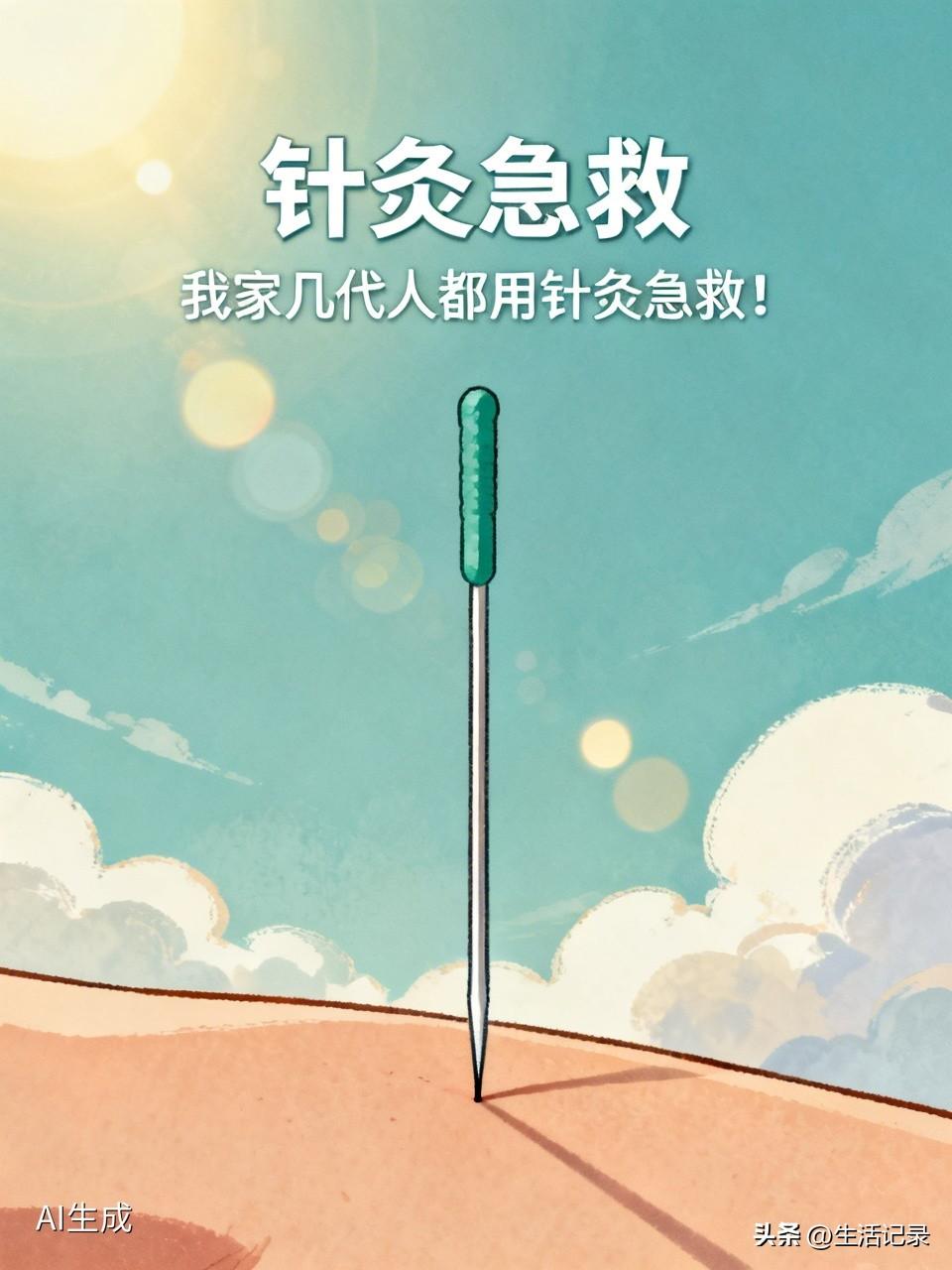 针灸用于急救这事，我家几代人都有实践，它真的超厉害。就像之前烟台市中医医院有个8