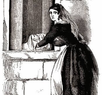 中世纪一直到19世纪，尤其是在意大利南部，母亲们为了隐瞒身份，会将婴儿留在教堂门