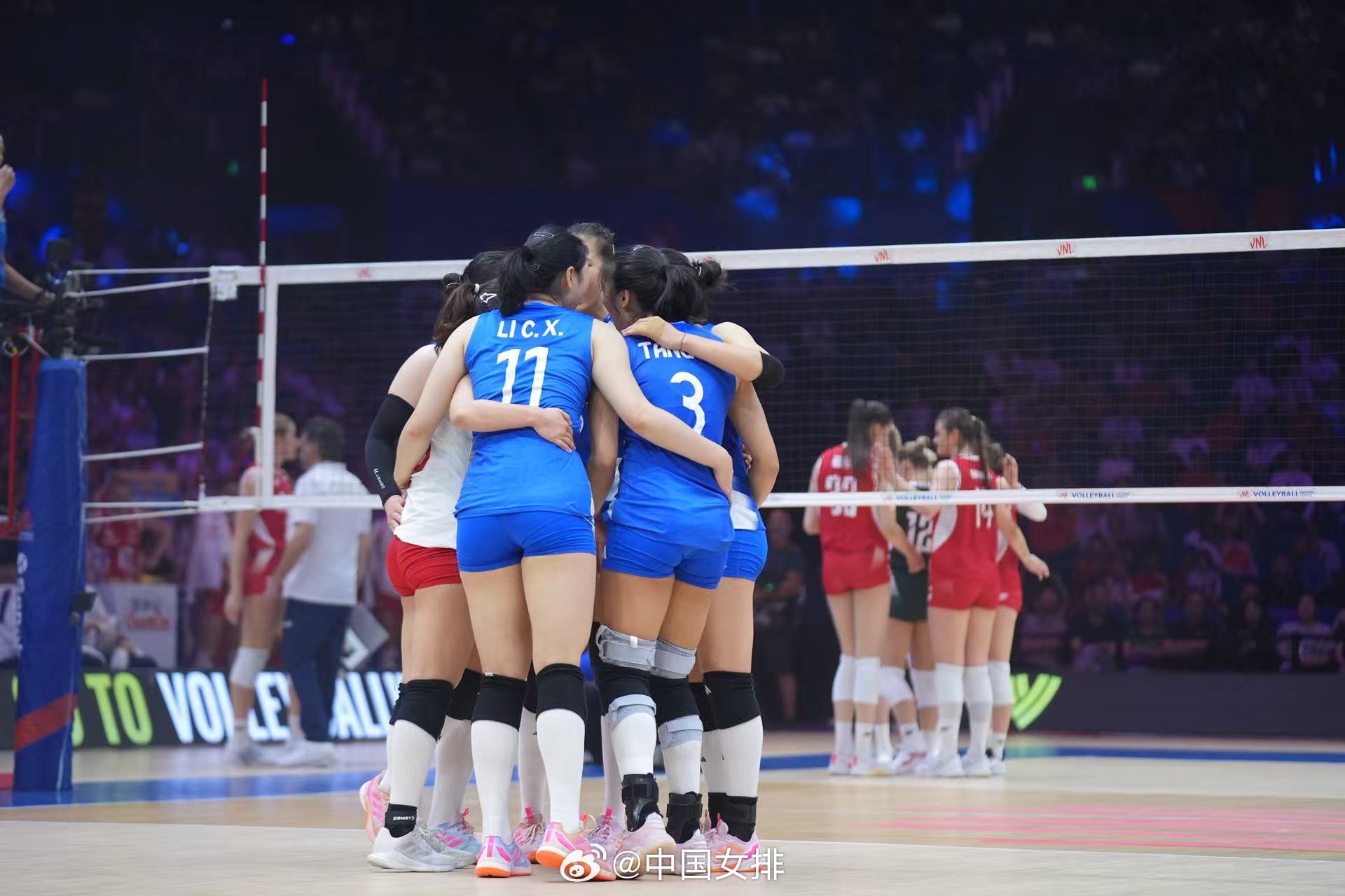 2026年世界女排联赛 中国南京站，中国女排vs波兰女排 ，中国女排以3-1（1