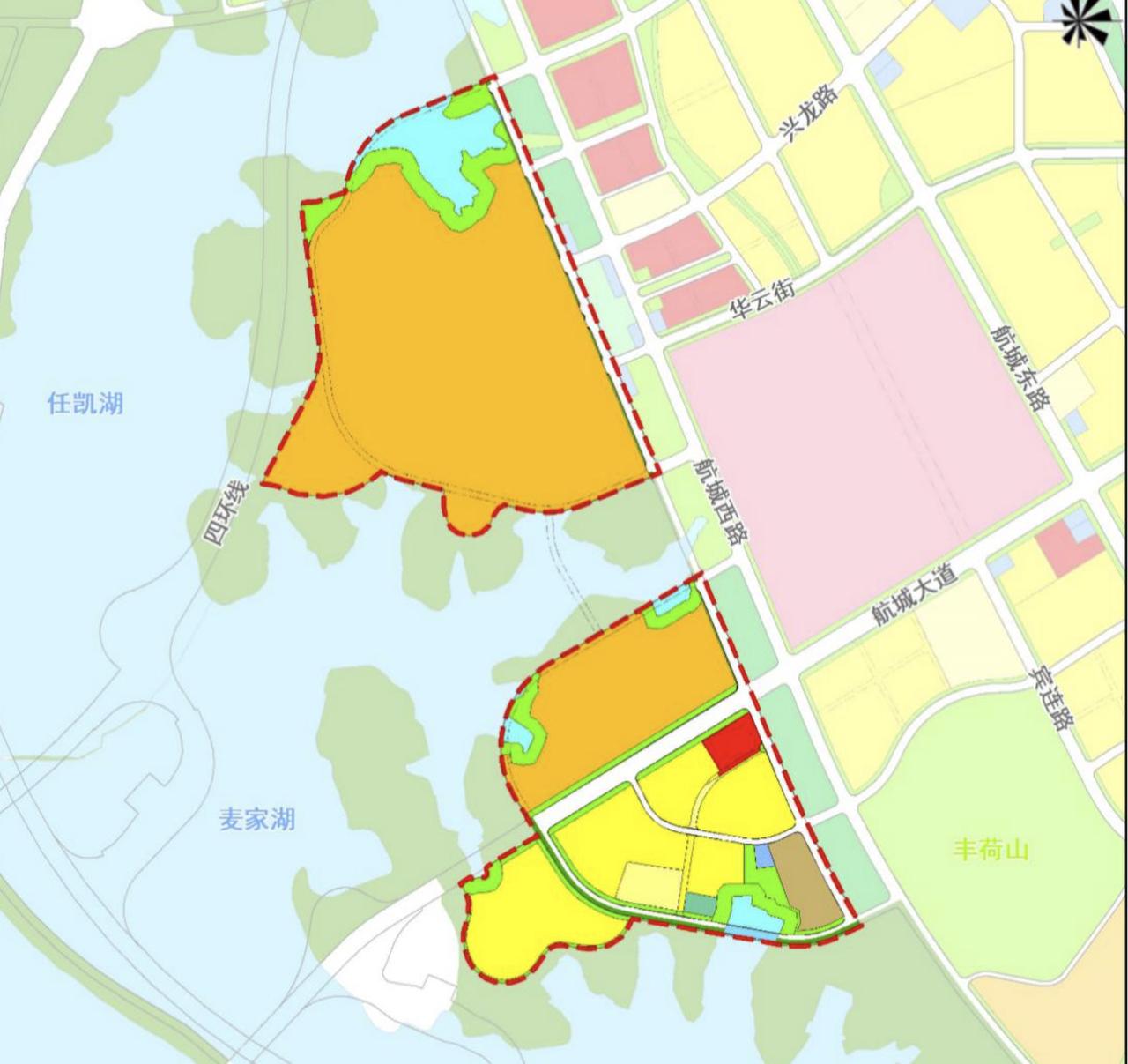 华师盘龙城校区土地调整方案公布
华师新校区，位于武汉市黄陂区盘龙城西侧空港新城内