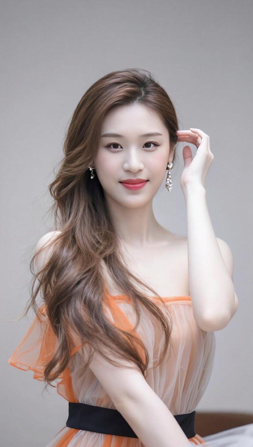 在阳光洒落的瞬间，裙摆轻轻扬起，仿佛整个世界都慢了下来。微风拂过发梢，带着一丝甜