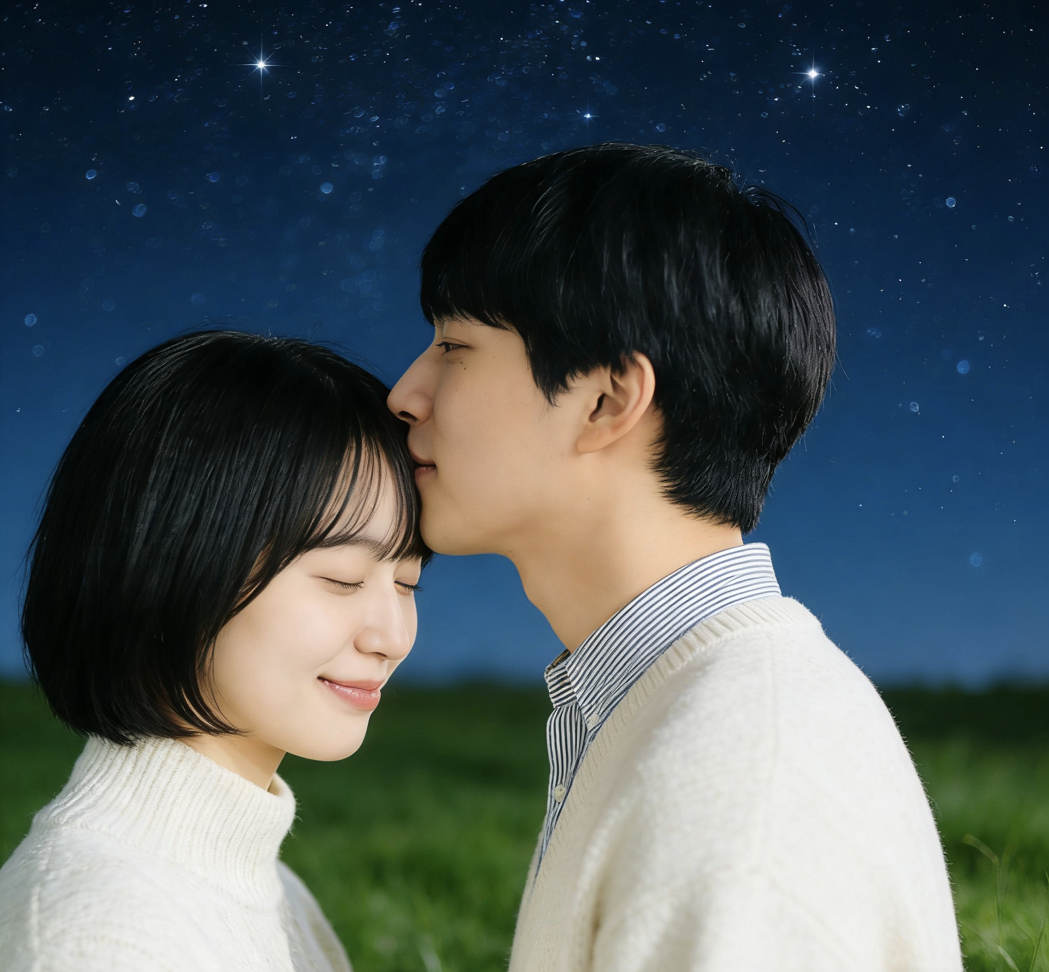 男人最值得炫耀的是：让心爱的女人一辈子都在笑；女人最令人佩服的是：让心爱的男人一