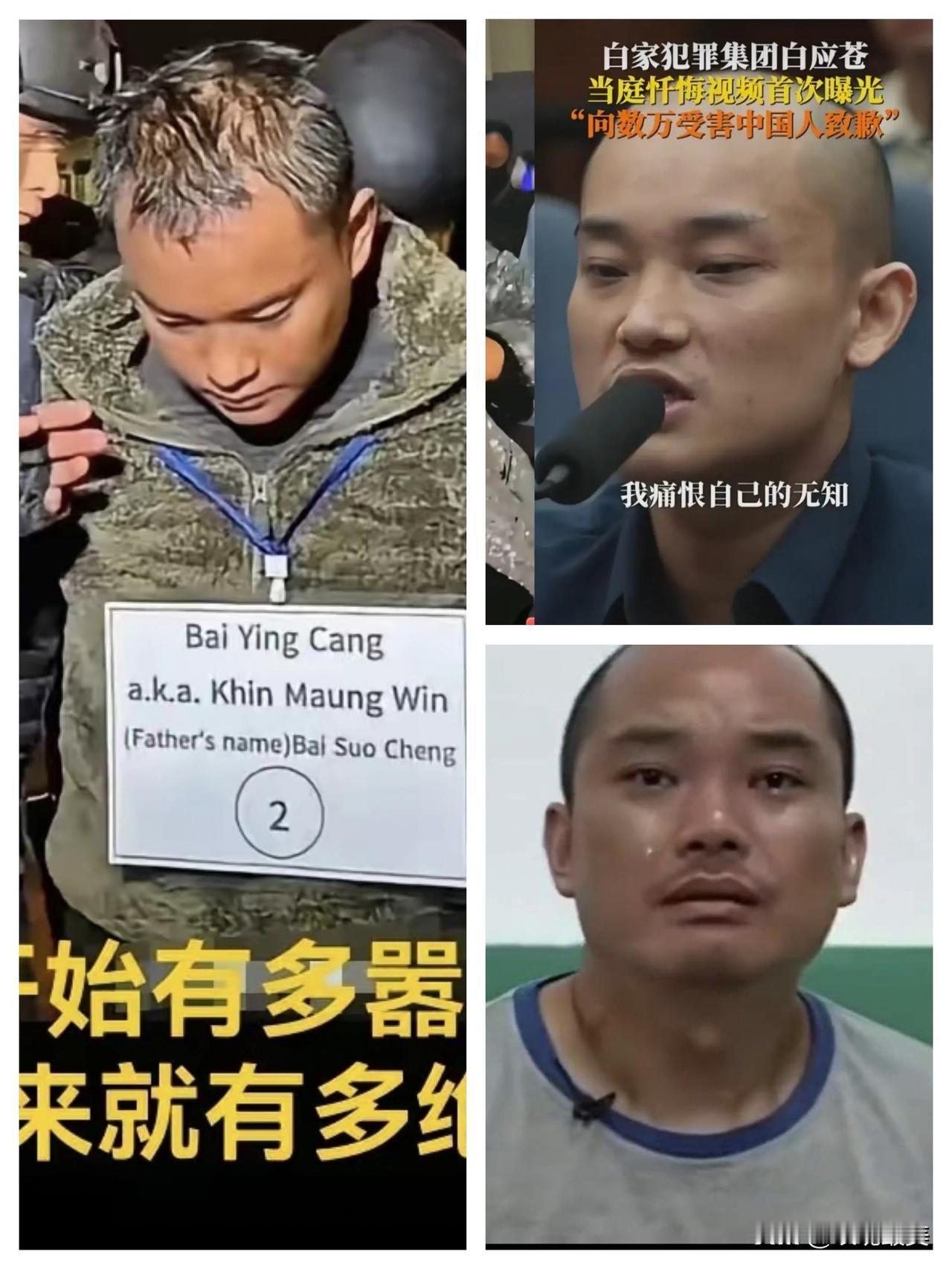 34岁白应苍的绝望，
在被抓的时候已经写在了脸上！
以前的他有多狂妄自大，被抓的