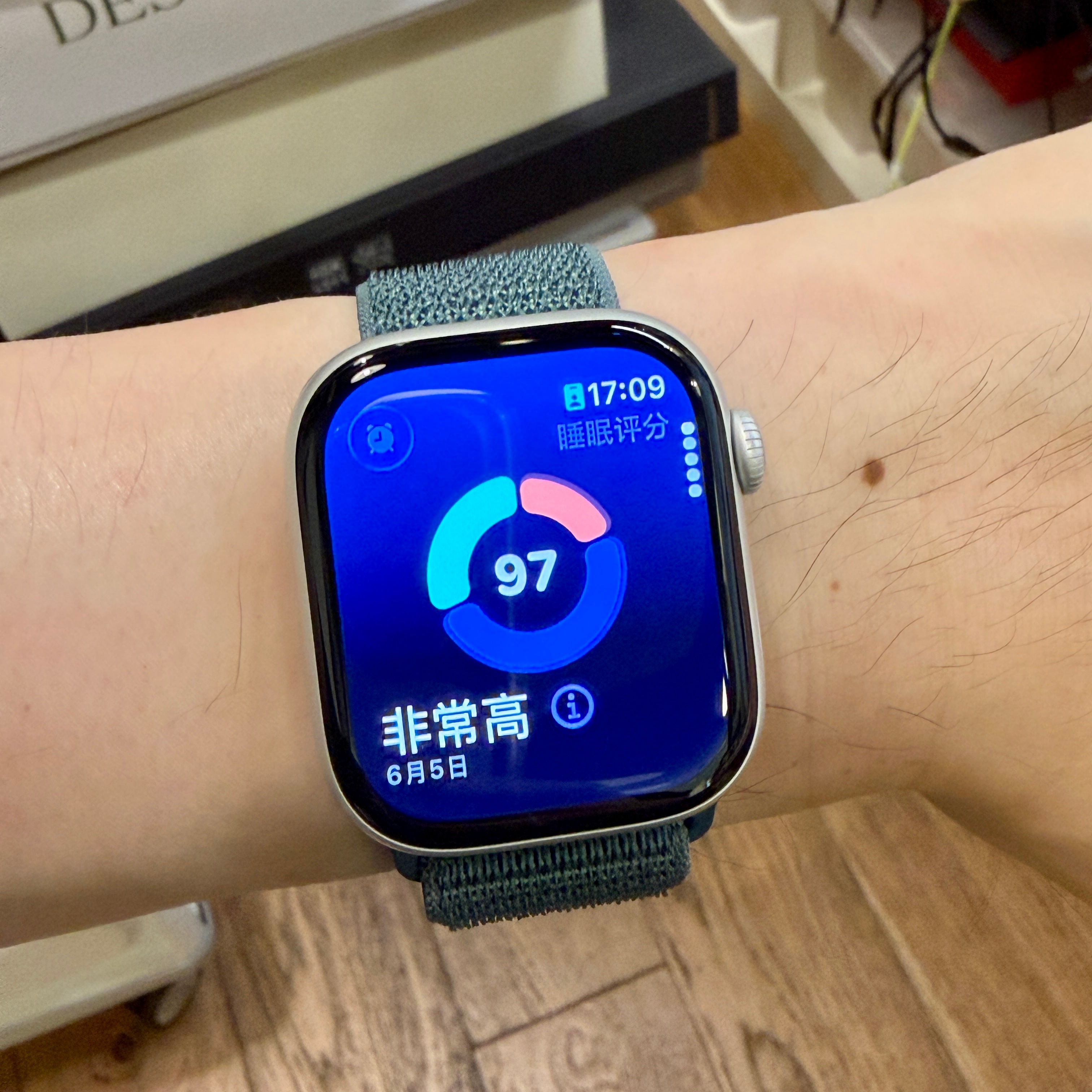 睡眠质量这一块。