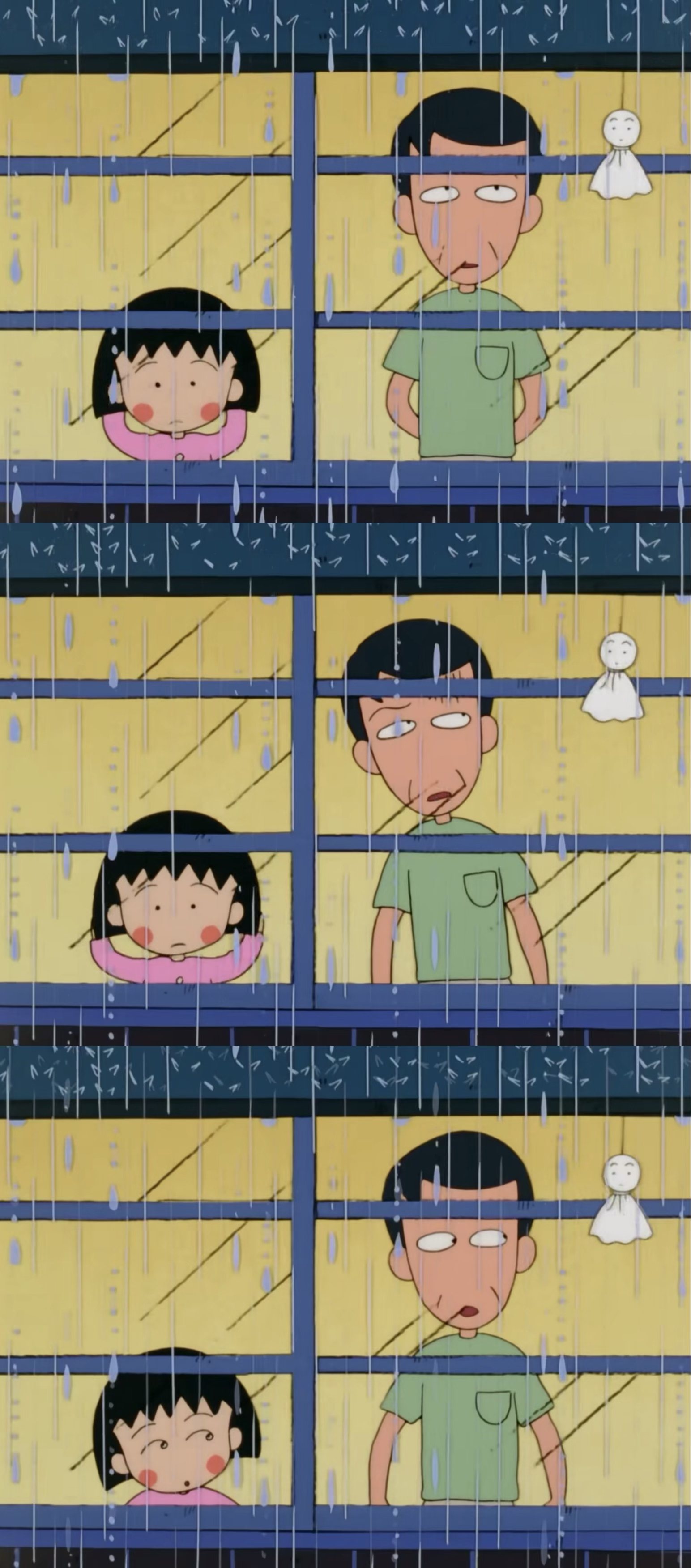 盛夏壁纸大放送动漫仲夏狂欢季樱桃小丸子 小丸子的下雨天 