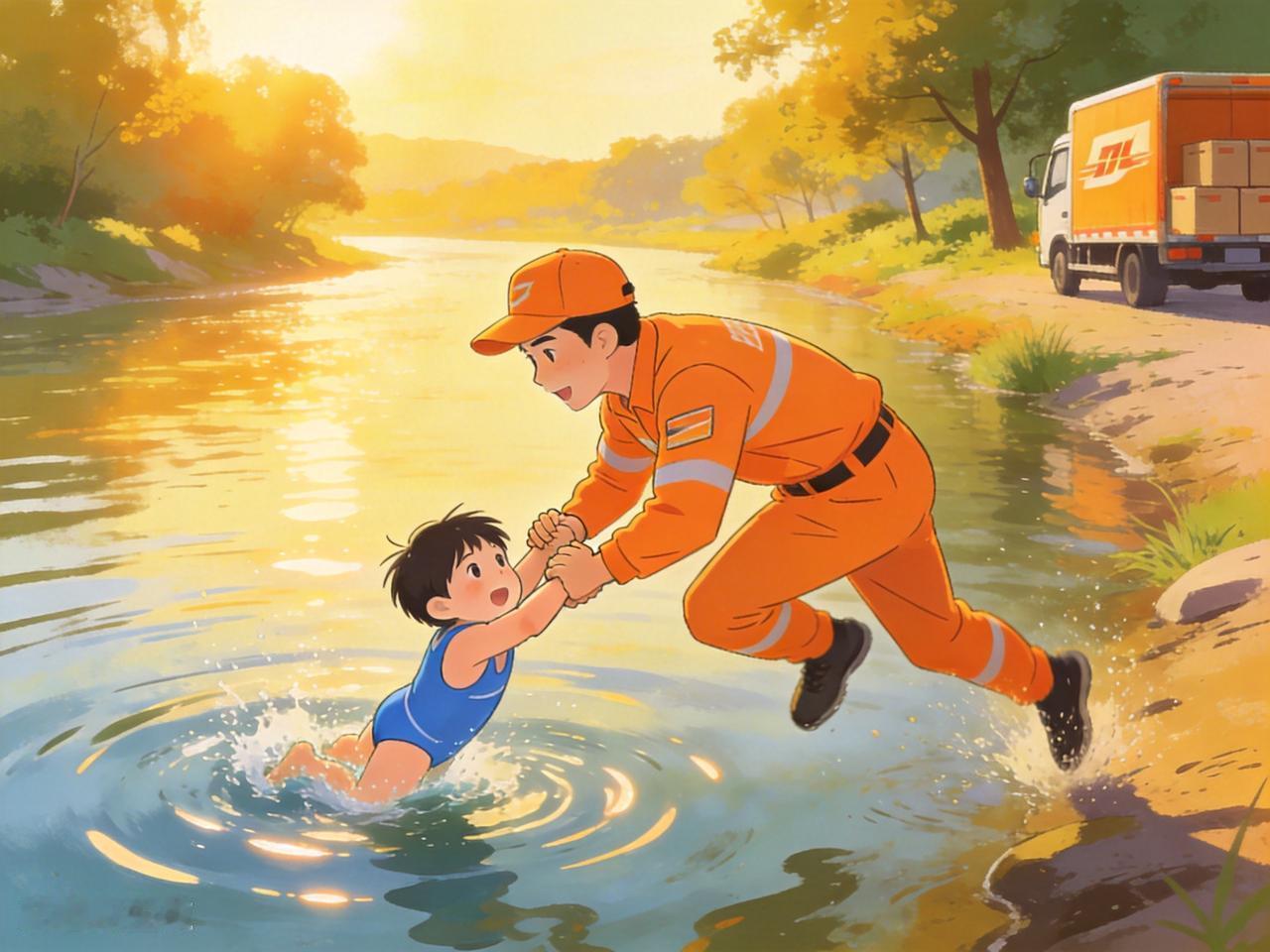 善举与贪婪的碰撞：浙江快递员救人事件背后的社会镜像

近日，浙江一快递员跳河勇救