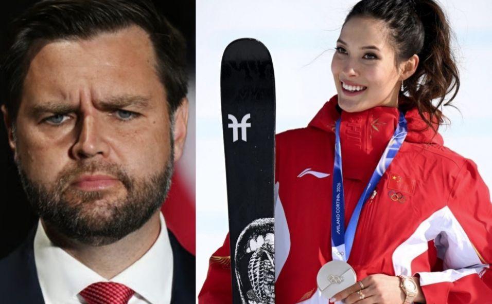 美国副总统万斯说：“享受了美国的教育，就应该为美国出战。”

他说的是谷爱凌，虽