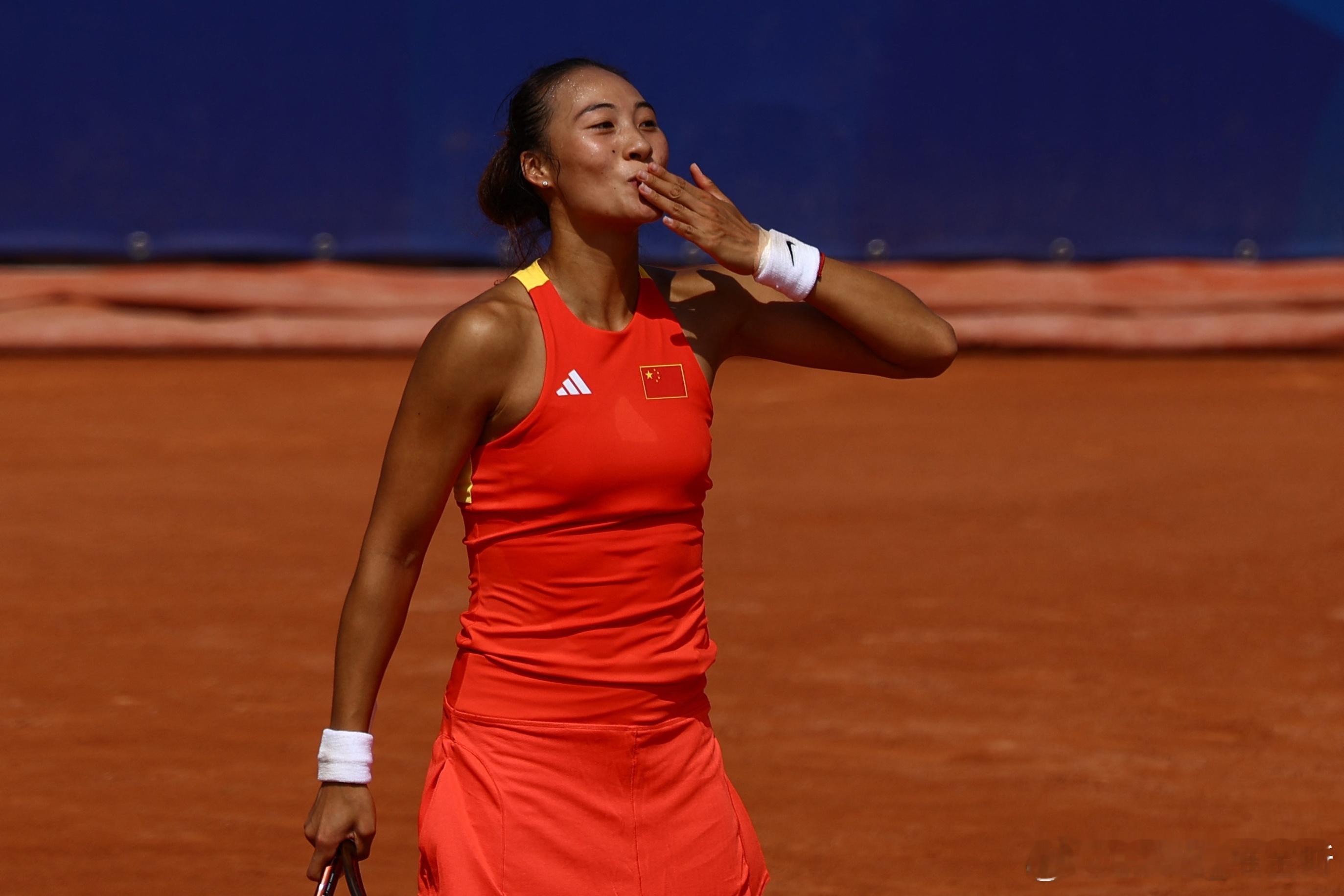 太强了！！！晋级四强！！！#郑钦文vs科贝尔# ​​​