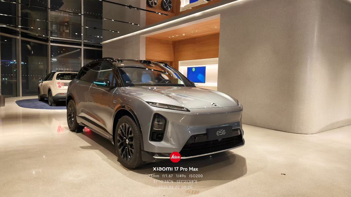 2026款蔚来es6已经静悄悄地进店了小蓝灯来了蔚来