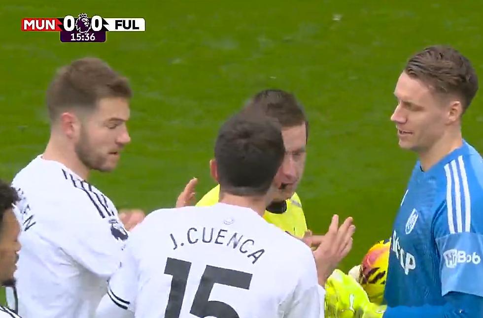 曼联获得点球ManUtdspot曼联vs富勒姆曼联