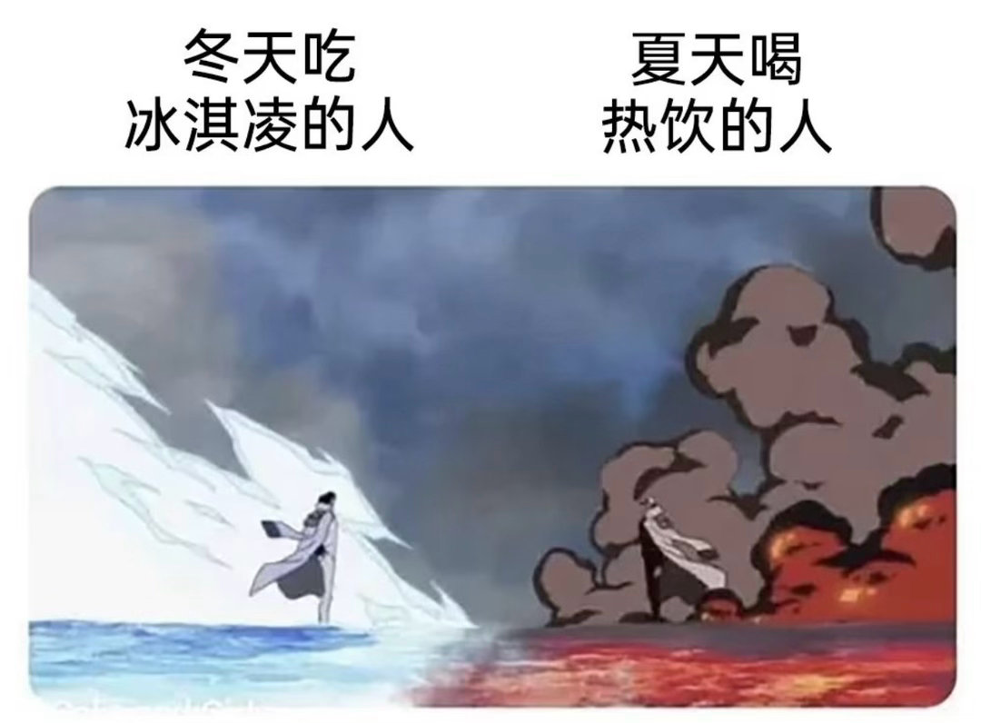 冬天吃冰淇淋🍦可以 但夏天喝热饮…🥵今日memesfunny mememem