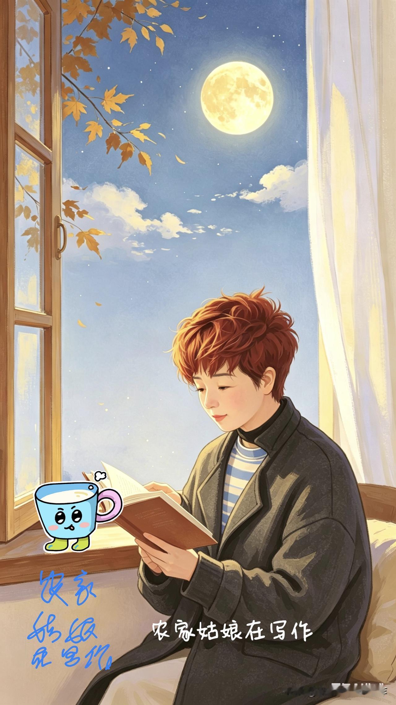 今天，我花了一个半小时的时间，去烫了头，下定这个决心，我想了三天。

二十年了，