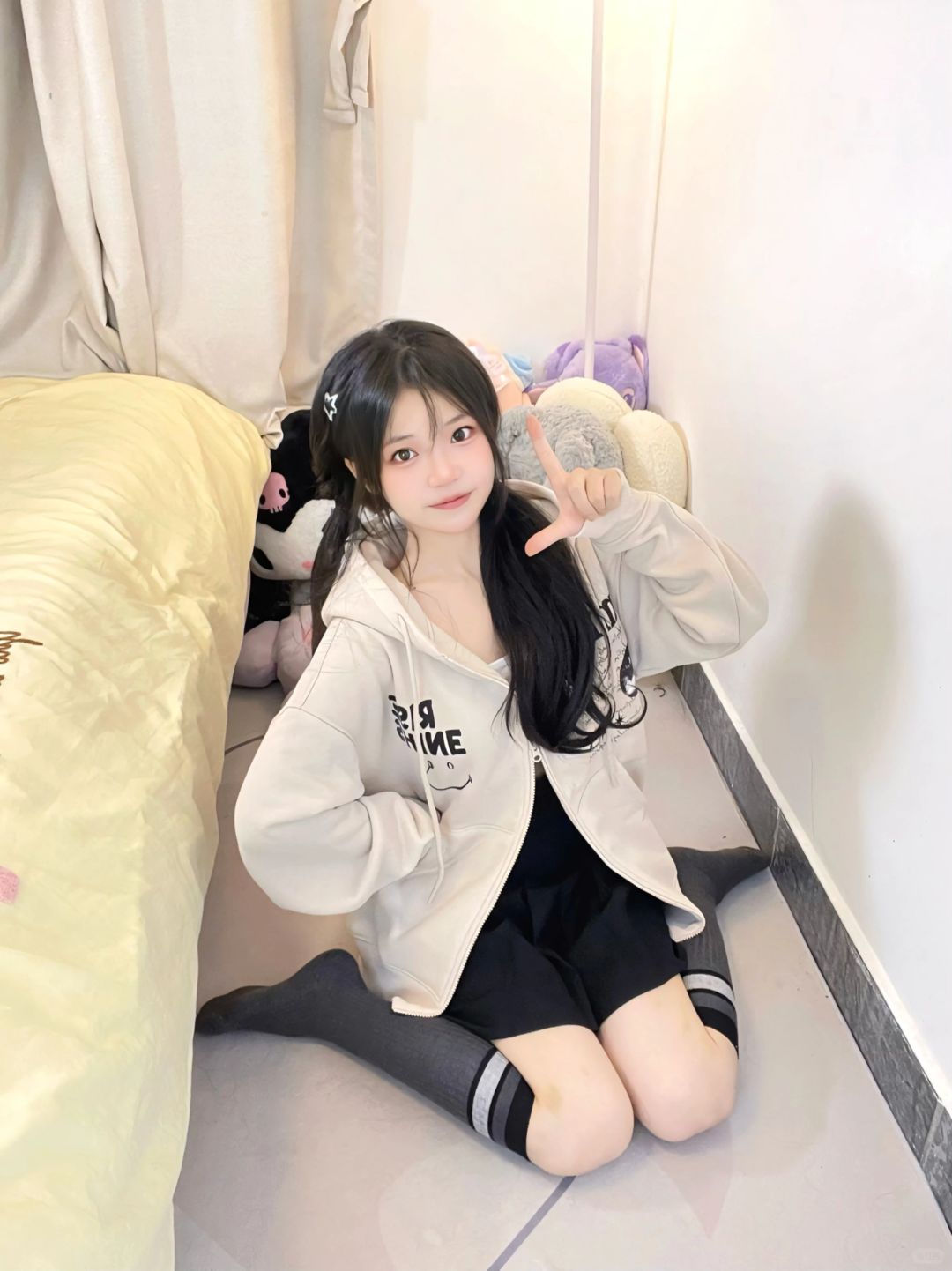 青春学妹的氛围感这不就有啦