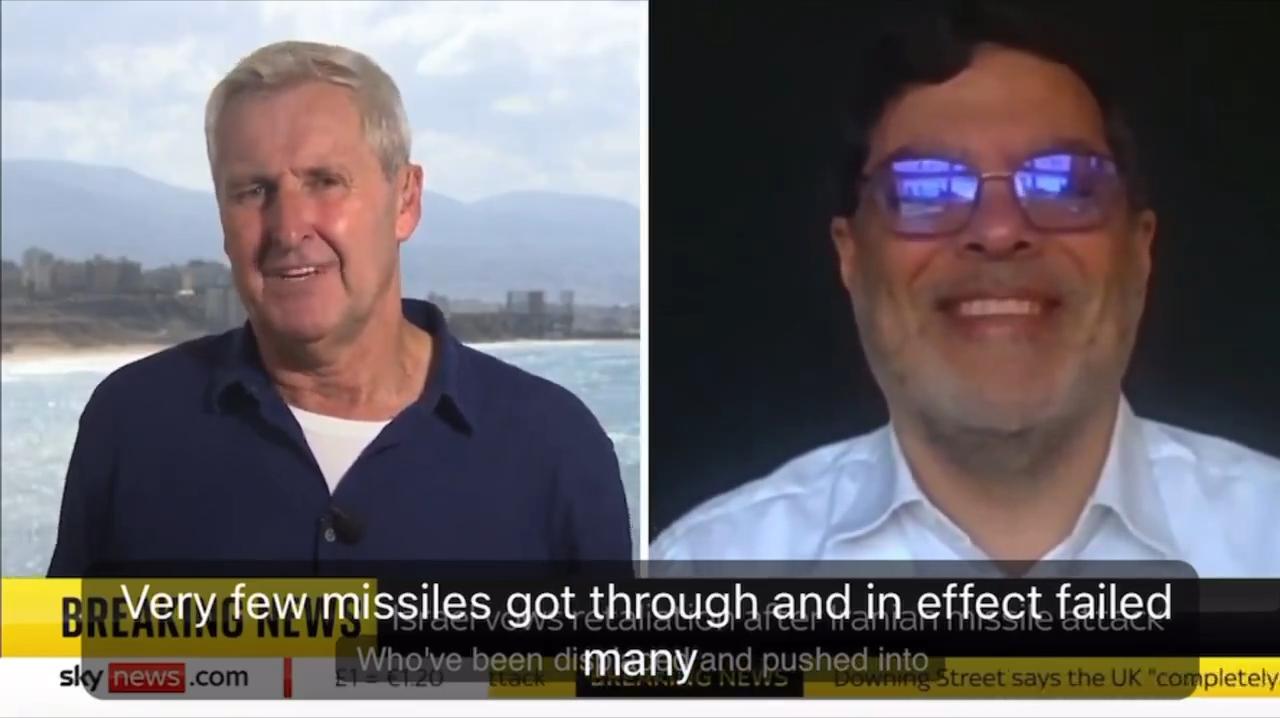 穆罕默德·马兰迪教授在采访中强势回应SkyNews记者…🔥🔥🔥
“以色列会