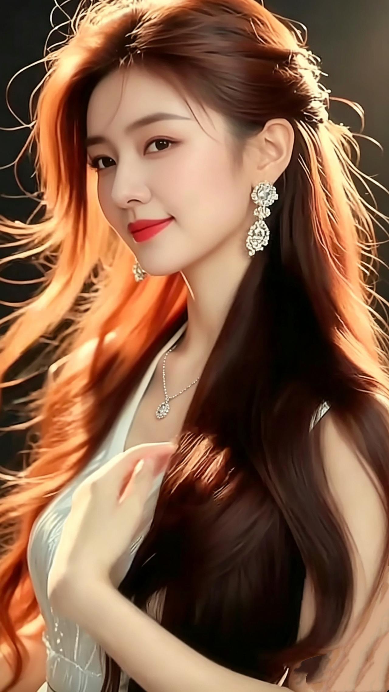 柔光里的暖意
深暗背景中，一束暖光悄然洒落，像揉碎的落日余晖，在空气里织出细碎金