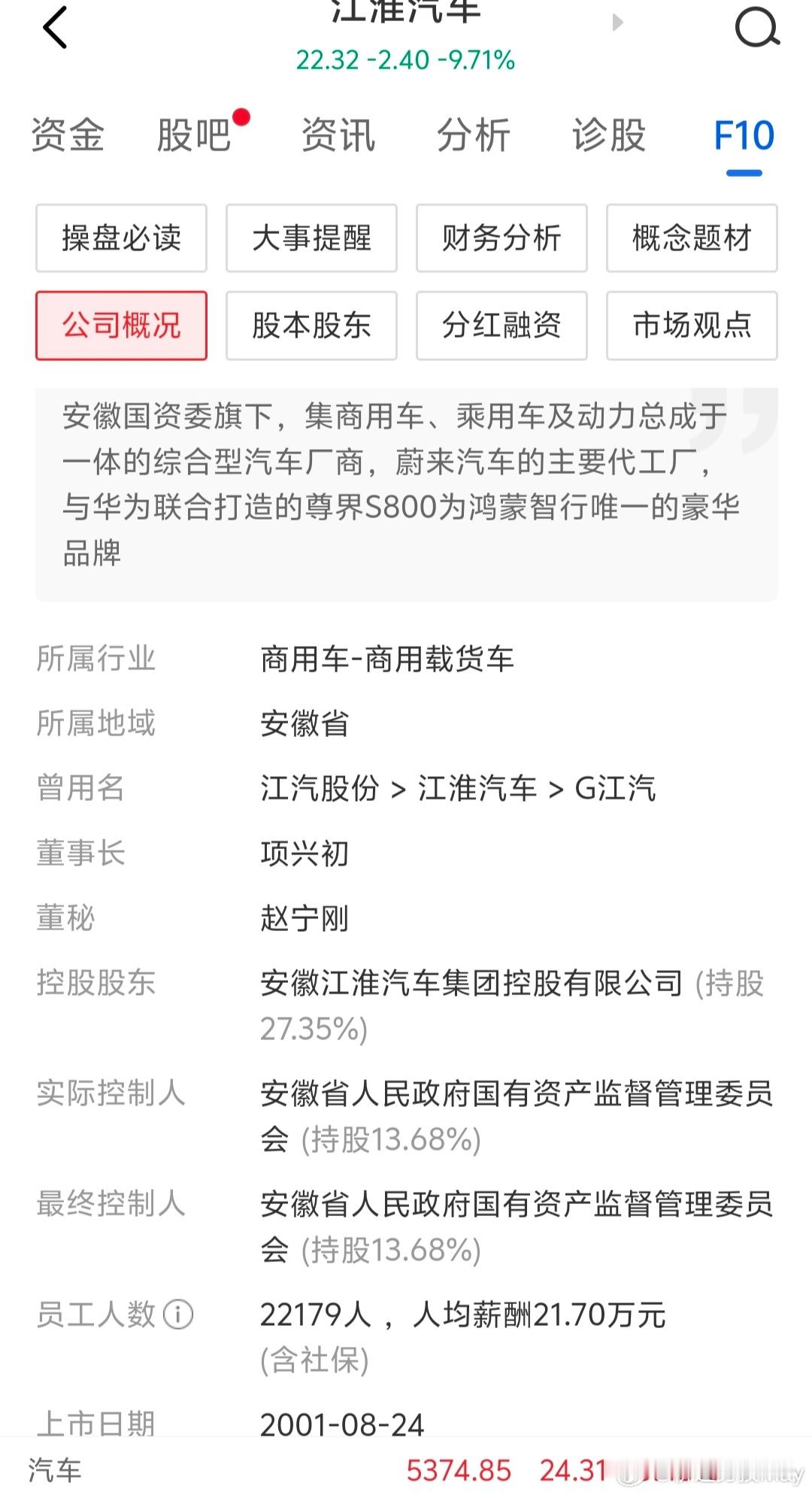 江淮汽车蒸发1万多台尊界销售额据公开资料显示:江淮汽车隶属于安徽国资委旗下，集商