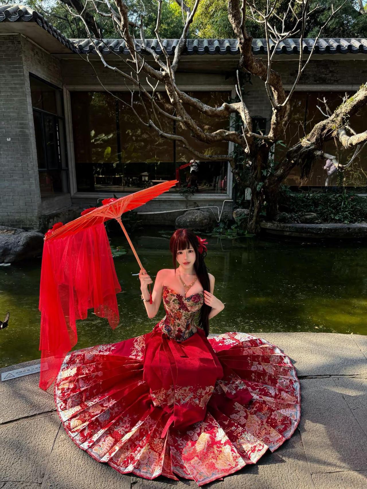 你知不知道 我很想念你。马面裙