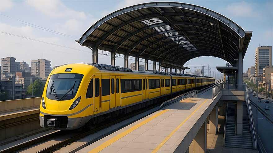 突发快讯：古吉兰瓦拉市黄线公共交通系统正式启用，项目耗资627亿卢比。