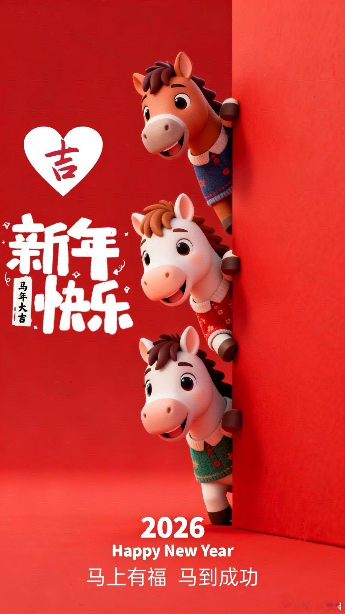 马上有福 马到成功 