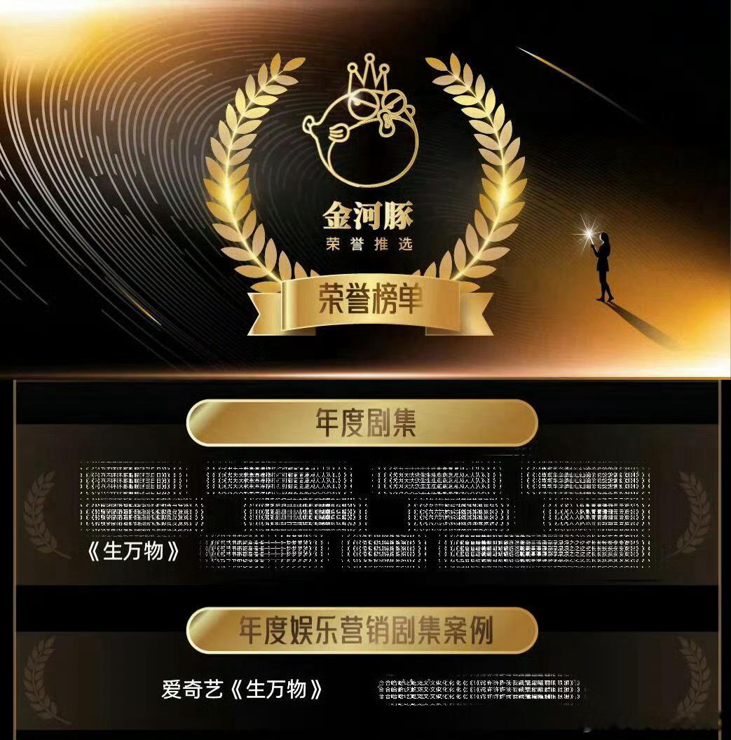 【CEIS 2026金河豚奖荣誉重磅发布】荣誉双冠，见证品质！《生万物》 一举摘