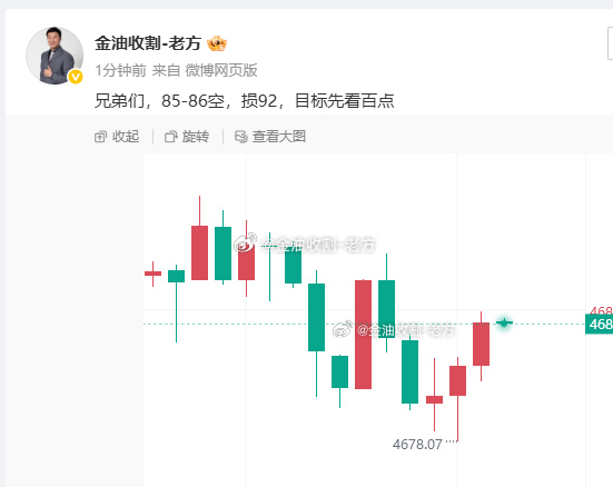 时间紧，任务重，85空单拿下80点，兄弟们减仓