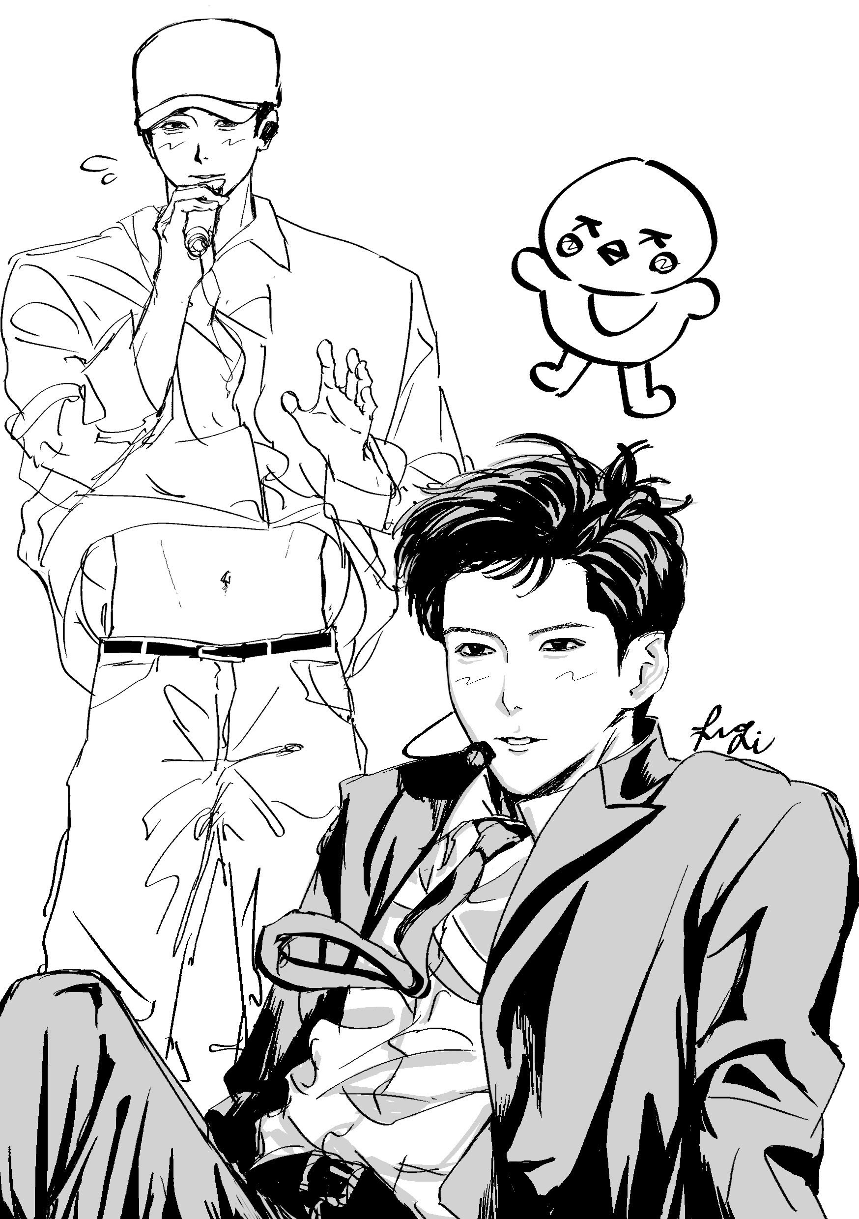 吴世勋  原来欧巴是漫画里的人©️fugi__01 