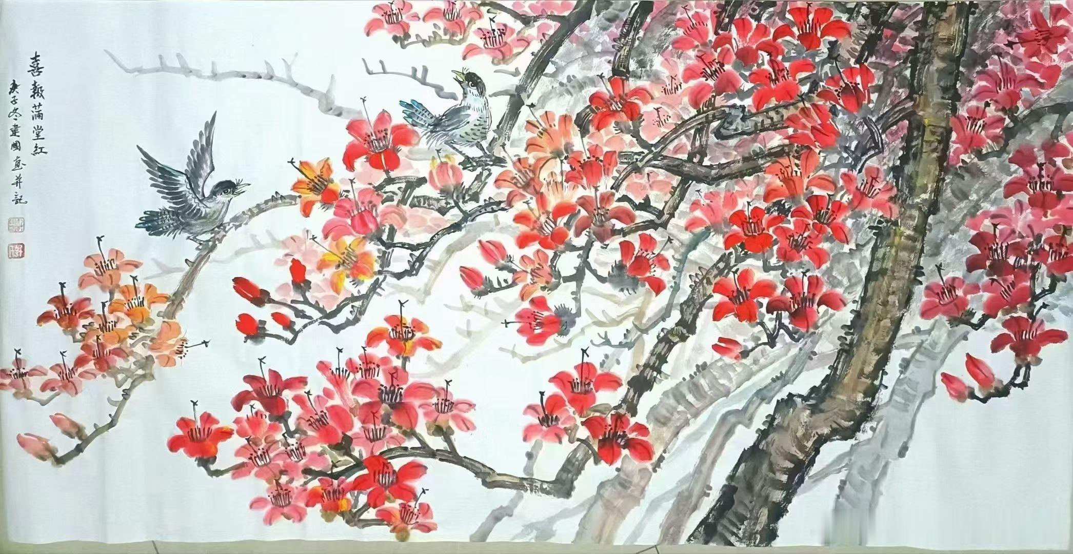 【每日一秒杀】著名画家许建国（文化部高级画家，广东台山人，1973年师从岭南画派
