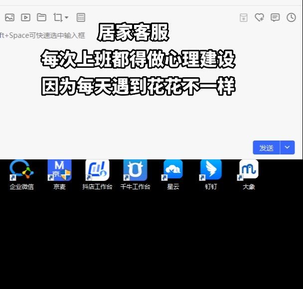 需要哄自己才会上班居家客服 云客服 某宝客服 大数据