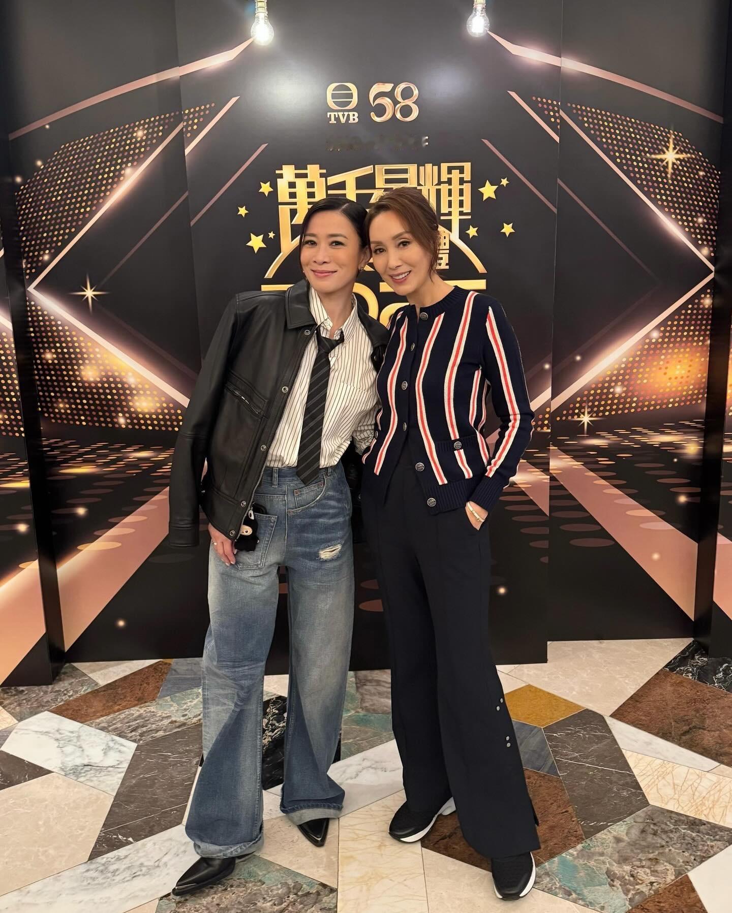 郭可盈跟佘诗曼、黄宗泽合照 