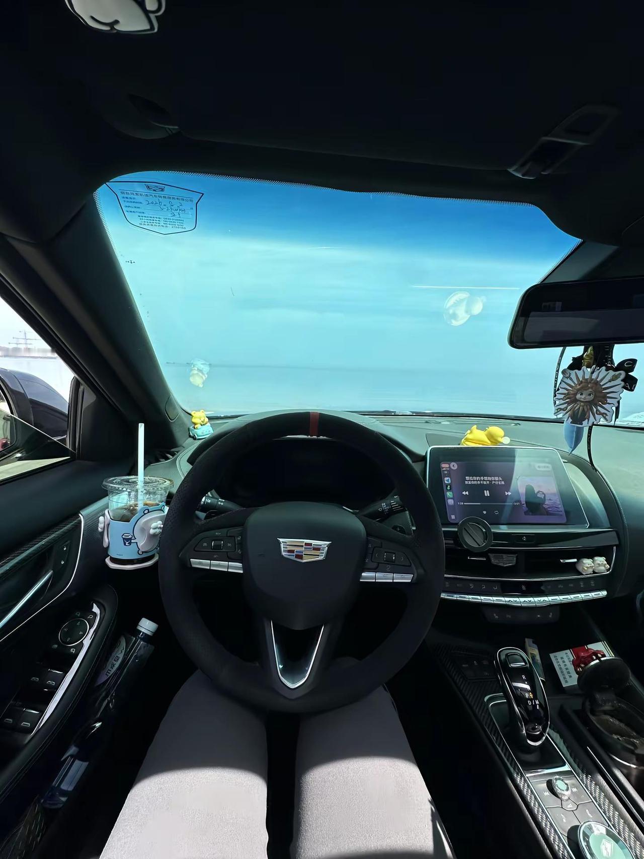 看看凯迪拉克车主的副驾是什么样子的凯迪拉克