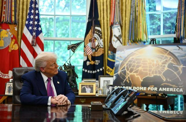 特朗普要把“金穹顶”，罩在格陵兰岛上，对中俄有啥影响？

最新进展是，特朗普在自