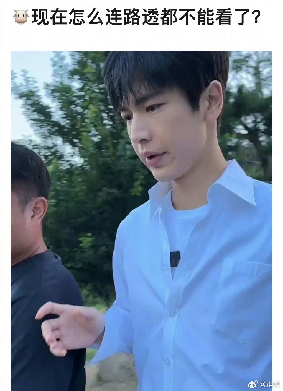 张凌赫路透被说像成毅，像不像？ ​​​