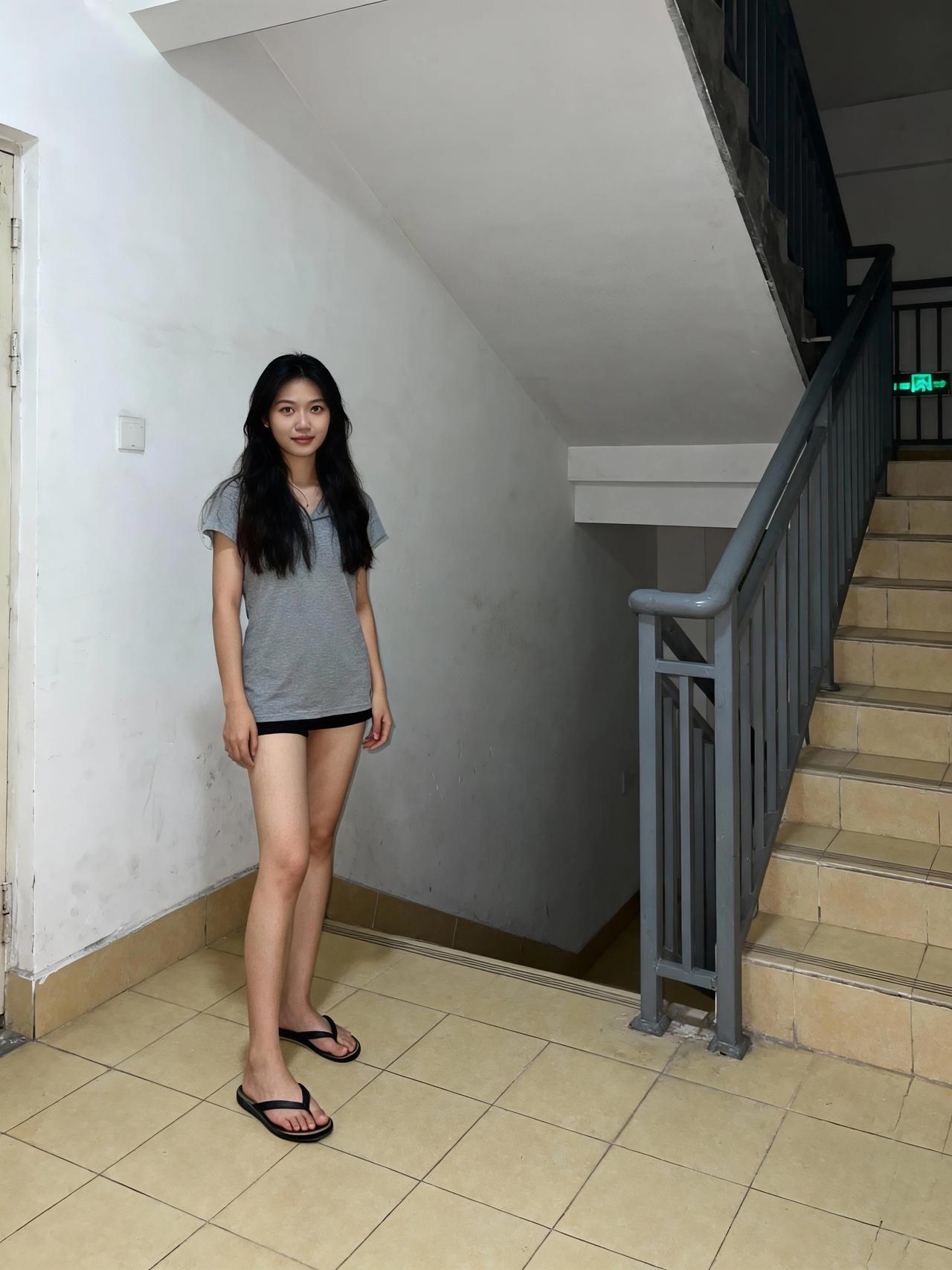 楼梯间随拍。在那都可以拍出好片子！时尚街拍 ​街拍