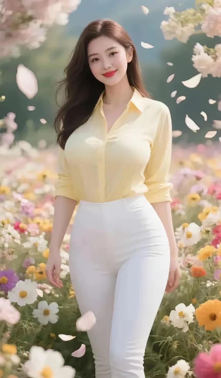 上联：富裕人家生美女，端庄出众；
下联：布衣庭院养壮汉，武艺超群。