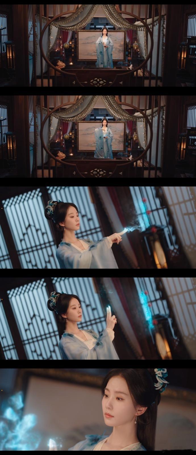 刘诗诗在《淮水竹亭》中，于古典韵味里透出江湖气息，演绎东方侠情故事。 ​​​