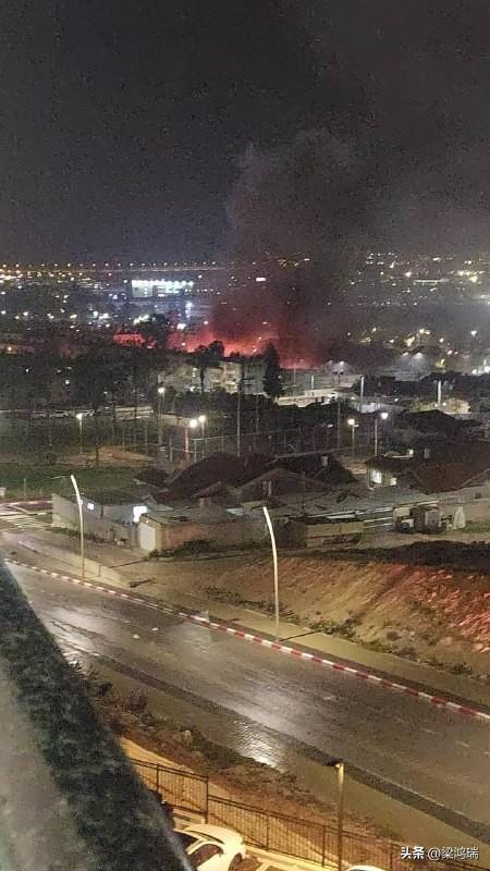 根据OSINT的地理定位信息，伊朗导弹击中了以色列迪莫纳的一个防空洞。这可能表明