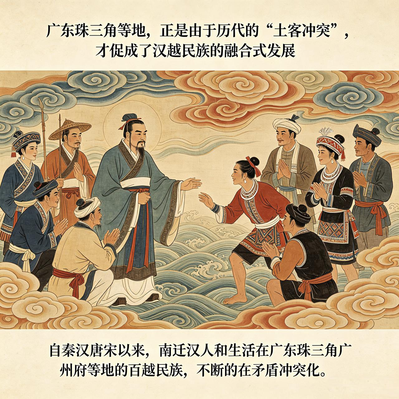 广东珠三角等地，历来都是发生“土客冲突”(汉越冲突)，最为严重的地区。正是当地百
