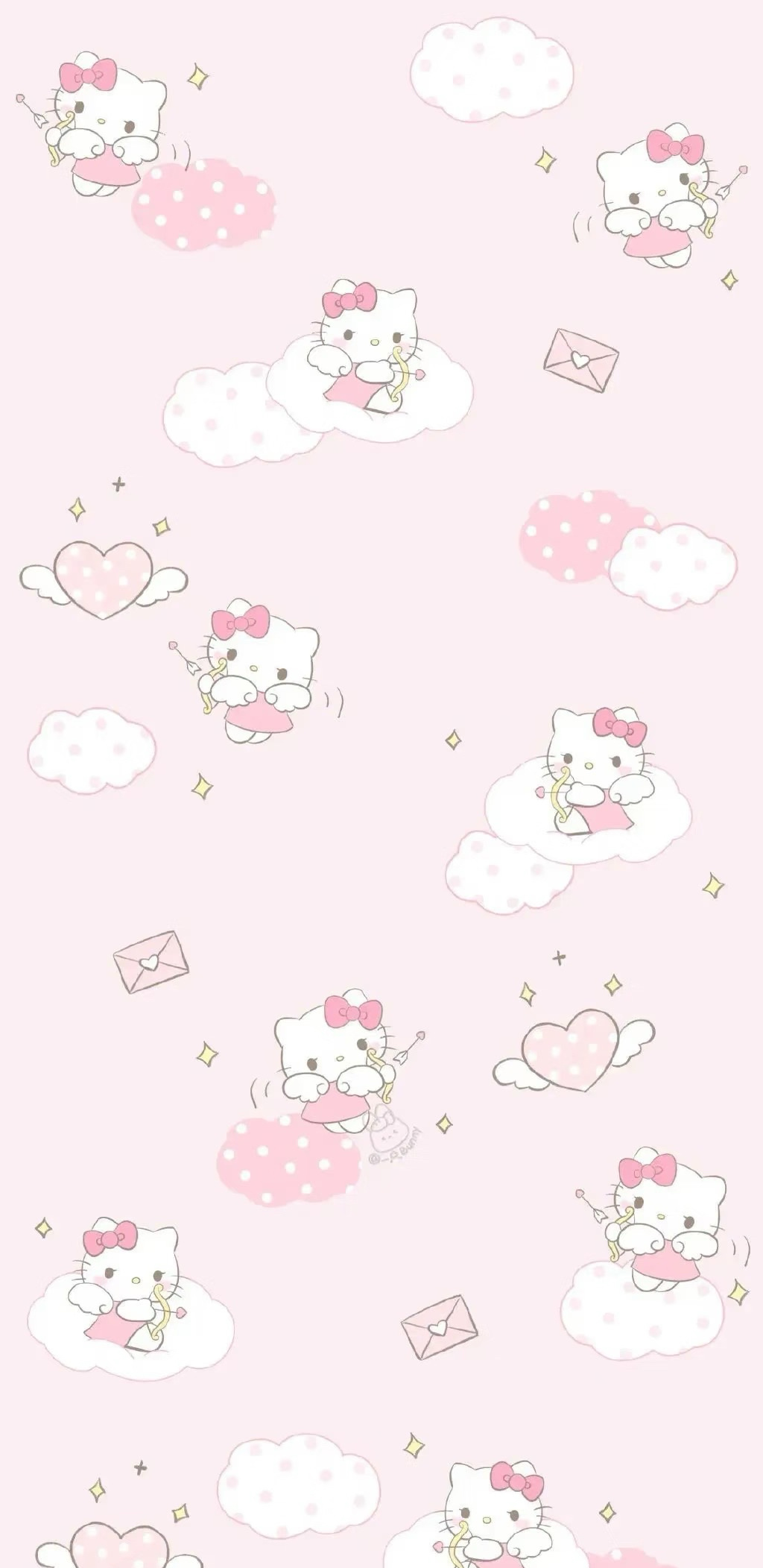 Hello Kitty壁纸分享三丽鸥｜粉色壁纸｜少女心壁纸｜甜美壁纸｜简约壁纸｜