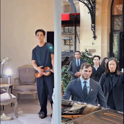 你是刘宪华那他是谁 刘宪华真的把反差玩明白了，巴黎看秀独处时随性又快乐，一出门就