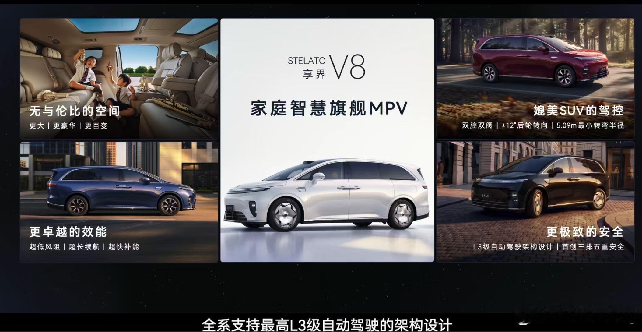 享界V8首搭华为云晰柔光屏 享界V8一预售，家庭MPV市场的格局可能真要变。9月