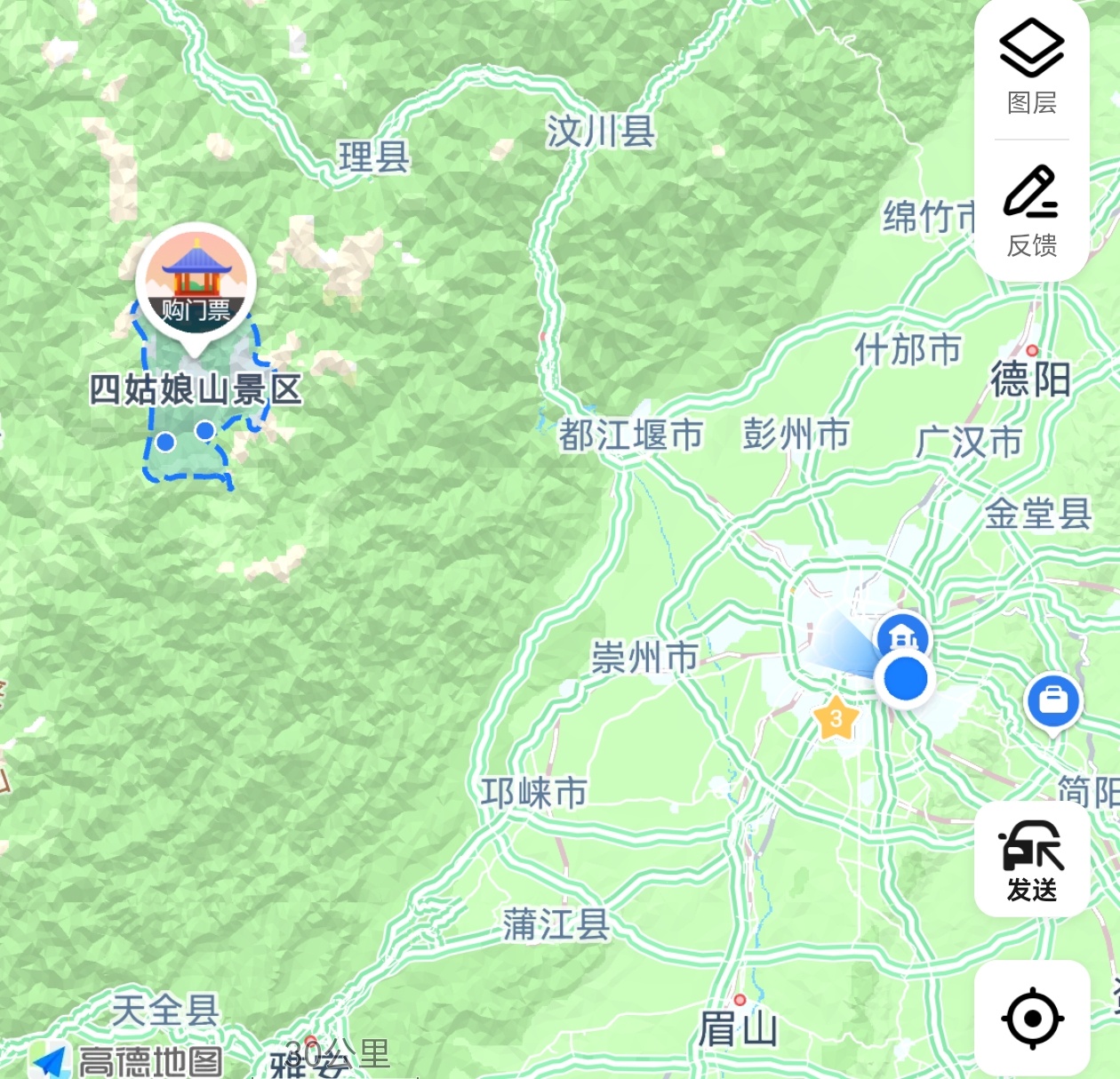 2026五一档总票房已破5亿这么好的天气得出去玩啊 早上起来，住成都东边也能看到