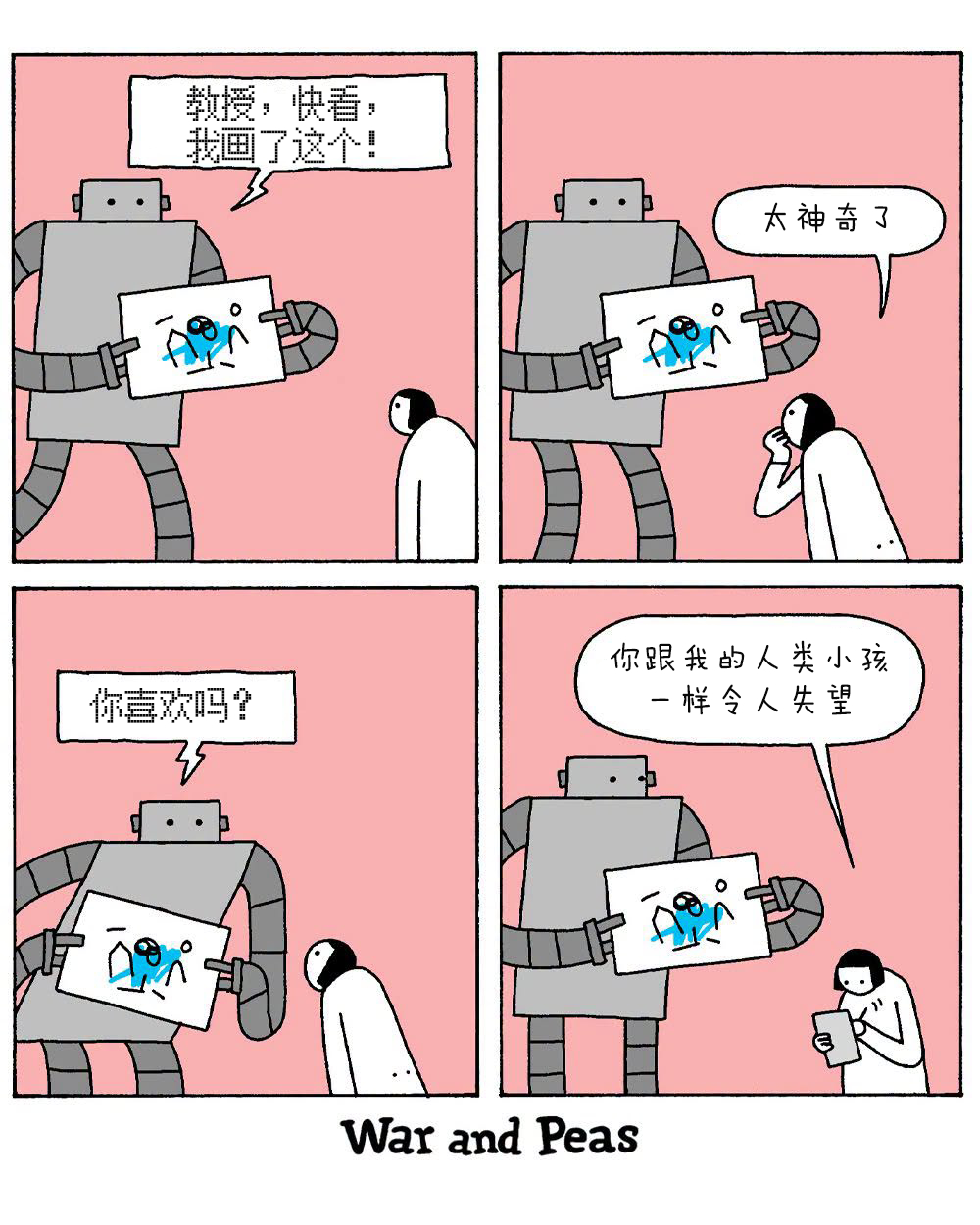 偷走一台波士顿动力公司的机器人，每天与它搏斗以了解它的习性 