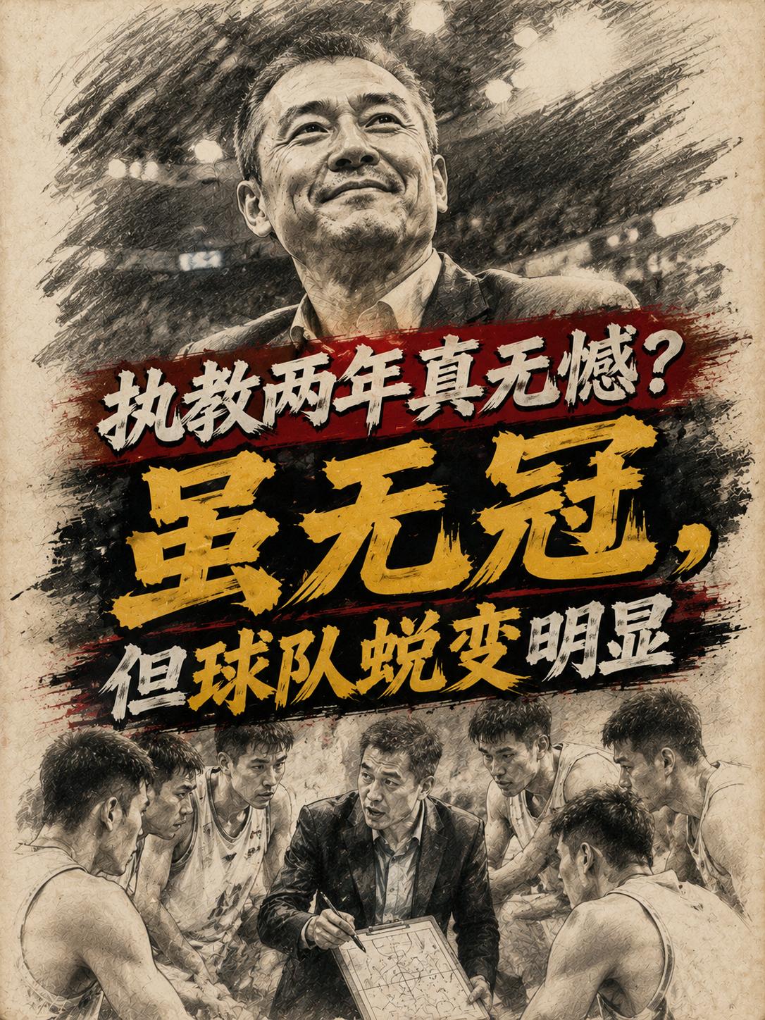 执教北京队的这两年真的没有遗憾？就算没有夺冠，但这支球队依旧取得了质的蜕变。因为