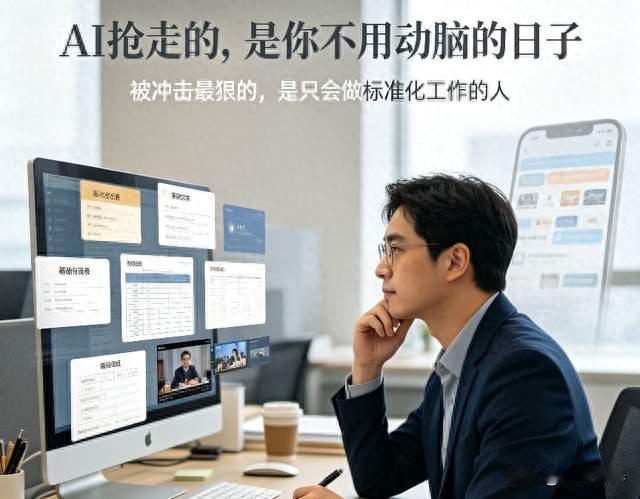 AI真正抢走的，不是你的工作，是你“不用动脑”的那部分日子