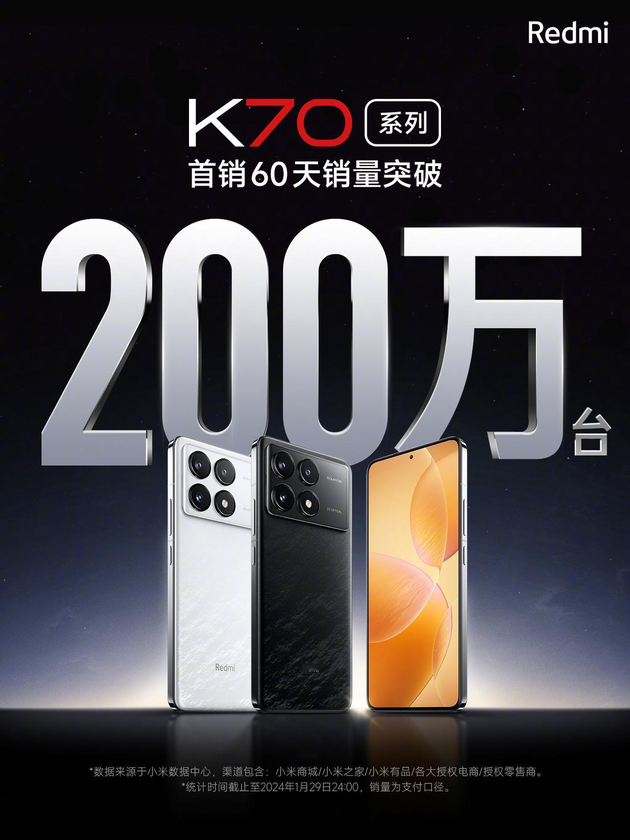 小米杀疯了，之前小米14系列的发布，业内透露半个月销量就达到了100多万台，估计
