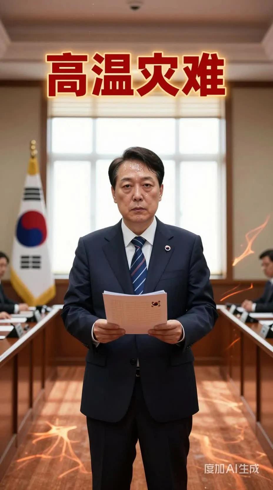 2026年8月4日，韩国总统李在明在国务会议上宣布，将当前持续高温天气视为“国家