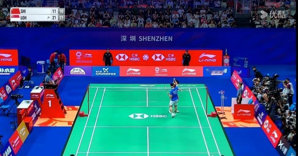 石宇奇🇨🇳不敌骆建佑首轮惨败！
刚刚，石宇奇🇨🇳 11-21、10-21