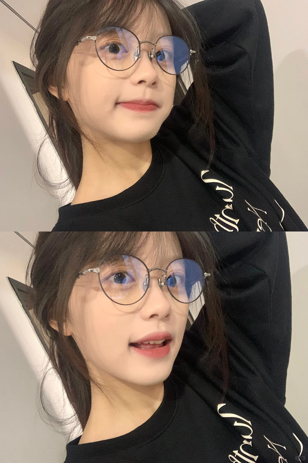 戴上眼镜又是另一种感觉～